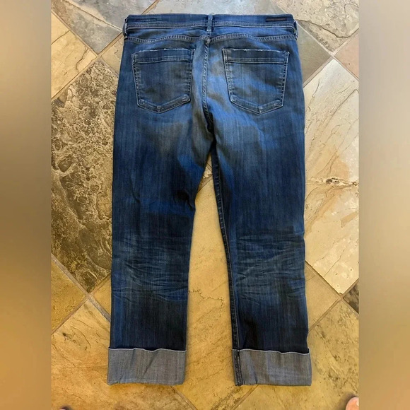 Citizens of Humanity Dani Cropped Straight Leg Cuffed Hem Jeans Women’s Size 31 - Picture 6 of 13